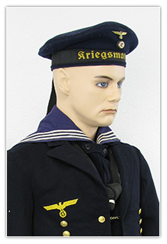 Matelot Kriegsmarine en tenue de sortie