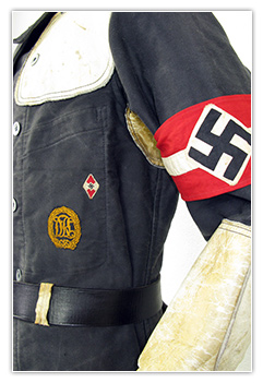Motard du parti NSKK (Nationalsozialistisches Kraftfahrkorps)