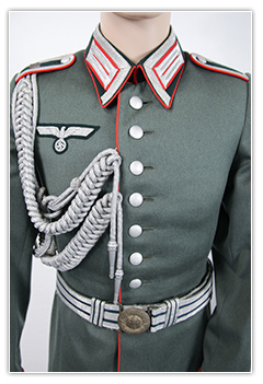 Officier artillerie Wehrmacht tenue de parade