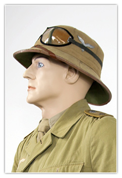 Pilote DAK avec casque colonial (Deutsches Afrika Korps)