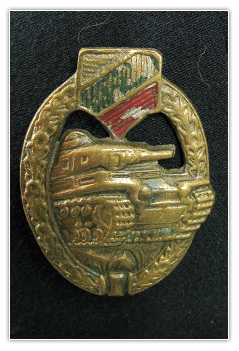 Capitaine brigade motorisée en tenue de parade