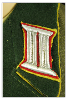 Officier cadet brigade blind&eacute;e 