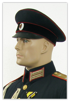 Officier capitaine arm&eacute;e de terre tenue de parade