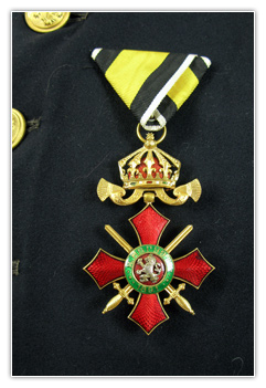 Officier capitaine arm&eacute;e de terre tenue de parade