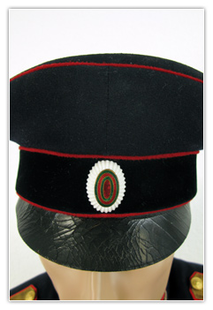 Officier capitaine arm&eacute;e de terre tenue de parade