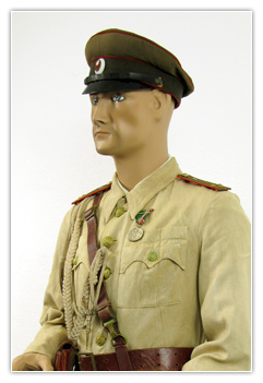 Officier lieutenant armée de terre tenue été