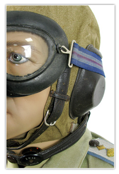 Pilote capitaine en tenue de vol