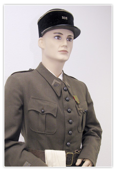 Blind&eacute;s lieutenant 502 RCC en tenue de sortie