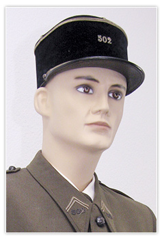 Blind&eacute;s lieutenant 502 RCC en tenue de sortie