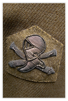 Blind&eacute;s lieutenant 502 RCC en tenue de sortie