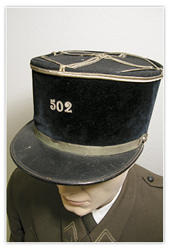 Blind&eacute;s lieutenant 502 RCC en tenue de sortie
