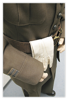 Blind&eacute;s lieutenant 502 RCC en tenue de sortie
