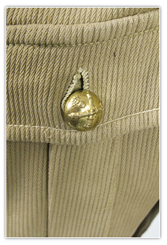 Lieutenant artillerie en tenue coloniale