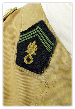 Lieutenant légion étrangère tenue tropicale