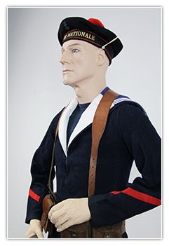 Matelot marine tenue bleue