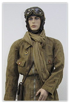 Pilote en tenue de vol