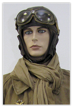 Pilote en tenue de vol