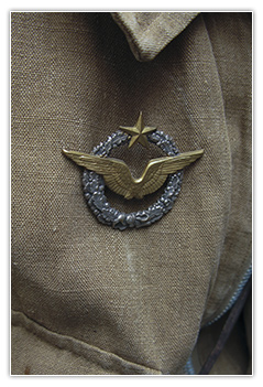 Pilote en tenue de vol