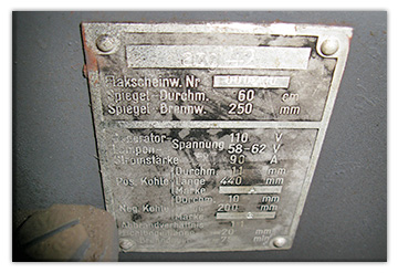Flakscheinwerfer Flak-Sw 36 avec son Stromaggregat